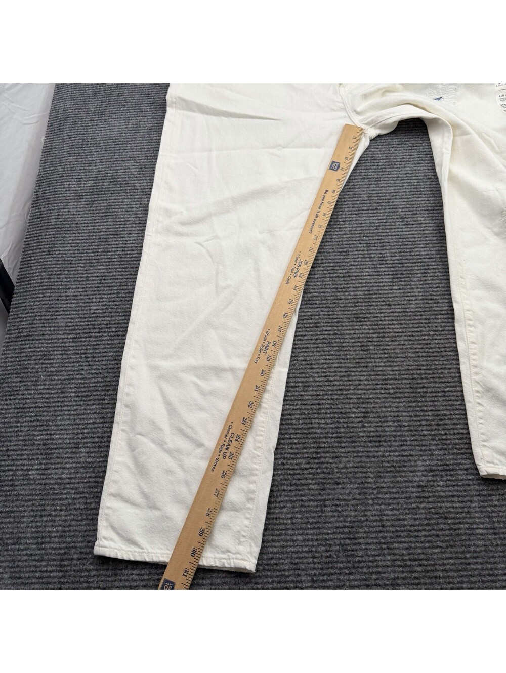 Polo Ralph Lauren Varick Slim Straight Jeans Mens 44Bx30 White Patch Denim NWT - Picture 7 of 9
